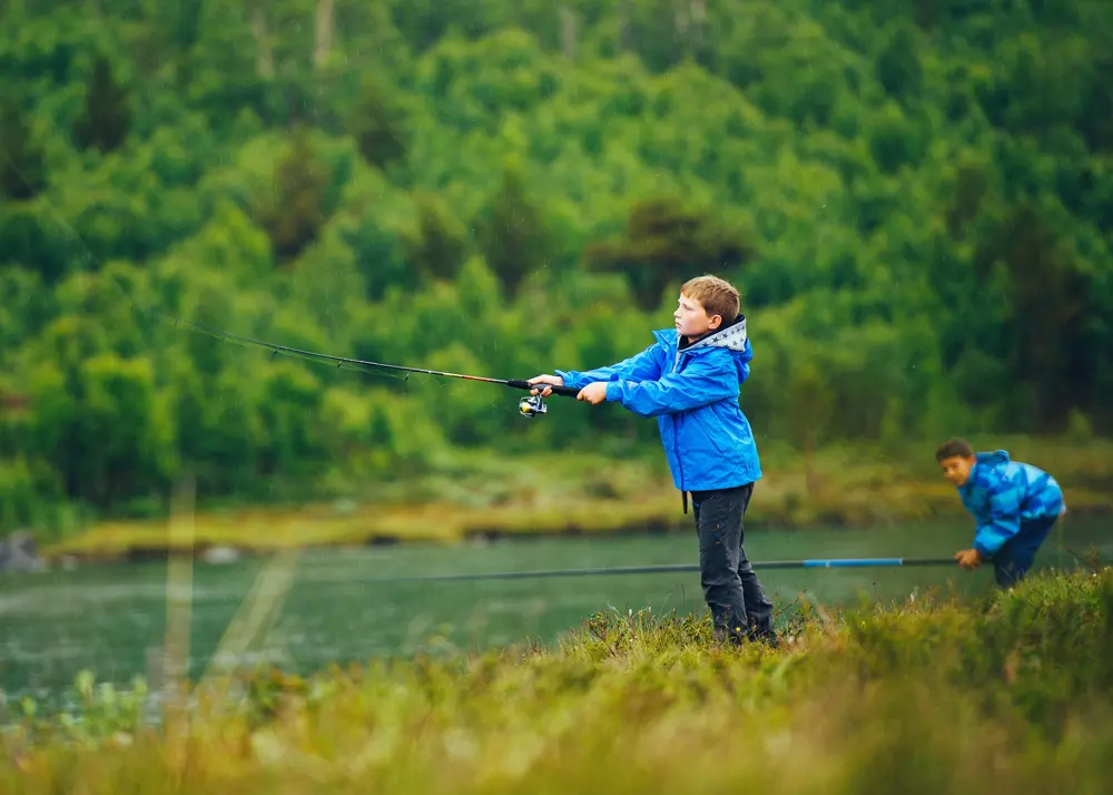 Barnas turlag med familicamp på Sota sæter i Juli 2015. 