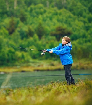 Barnas turlag med familicamp på Sota sæter i Juli 2015. 