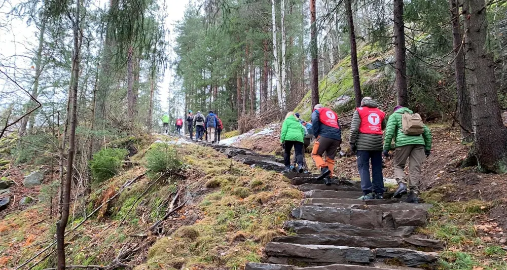 Tur på ny sherpasti i Ås Kommune, oktober 2019.