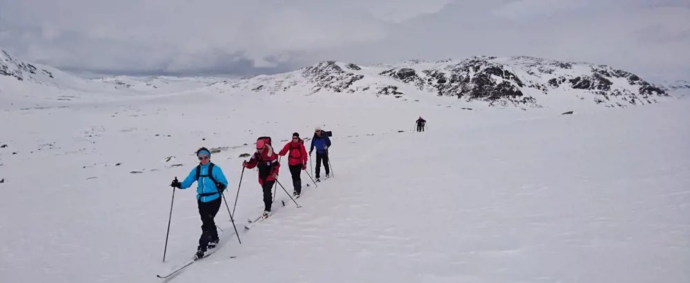 Vinterskitur i fjellet