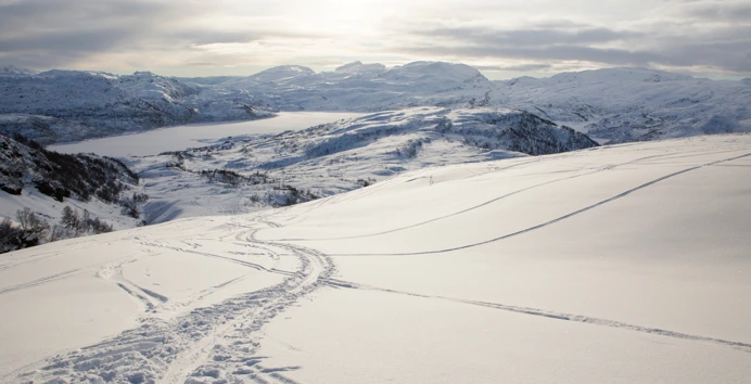 Skitur til Mykkeltveitveten (1131 moh.), 2. februar 2021.