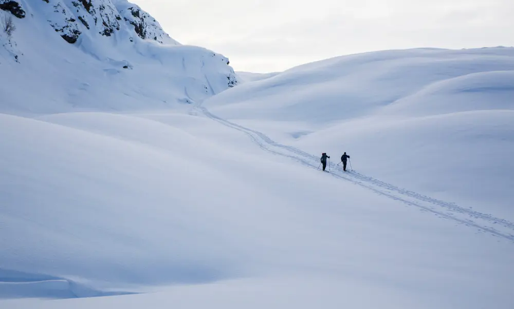 Skitur til Mykkeltveitveten (1131 moh.), 2. februar 2021.