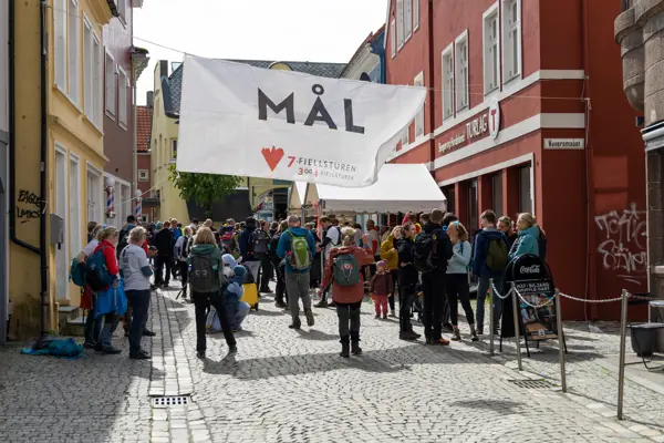 Målgang 7-fjellsturen.