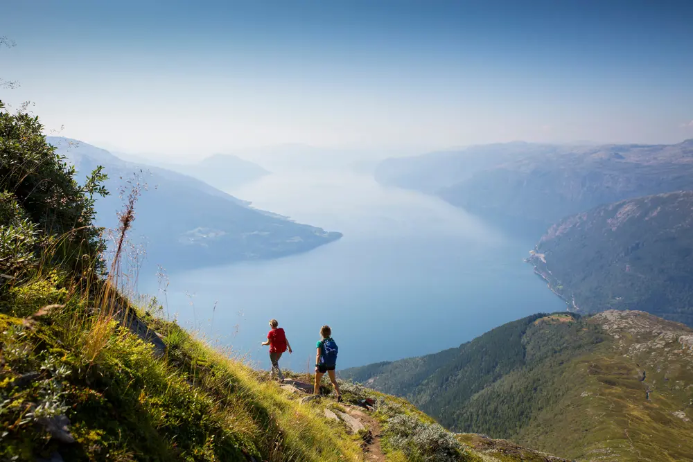 Tur til Oksen fra Tjoflot i Hardanger, august 2019.