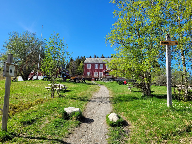 Rønningen går i Bymarka i Trondheim