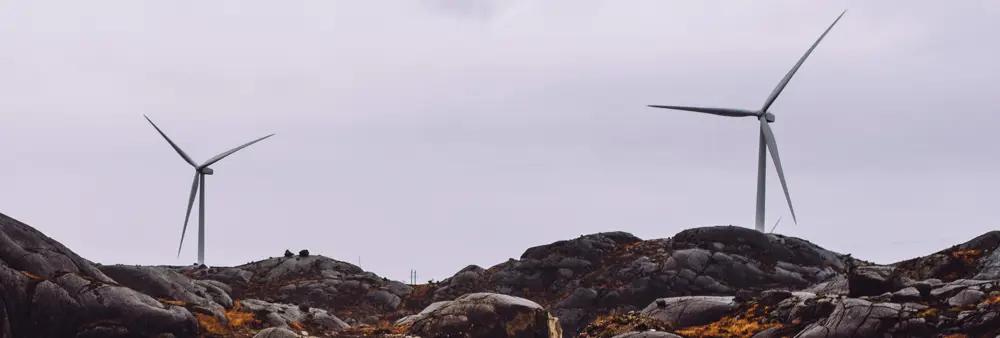 Vindkraftbefaring i Egersund Vindkraftverk.