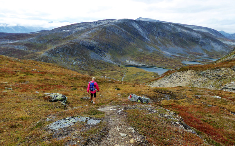 På tur fra Bårdsgarden til Trollheimshytta.