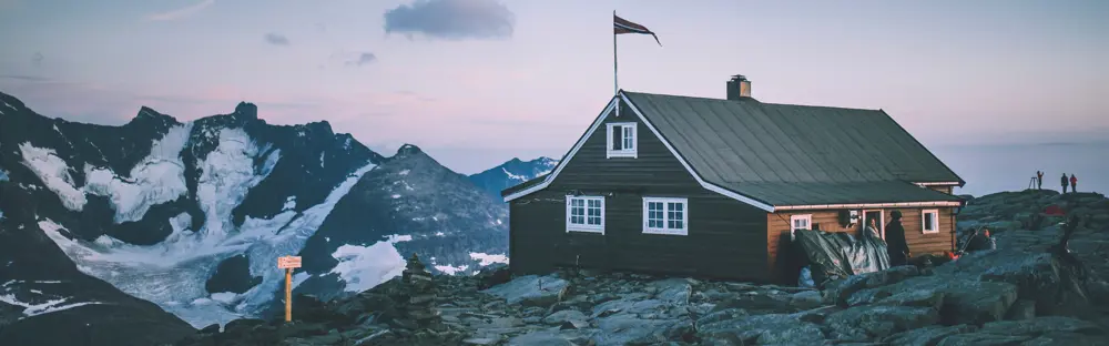 Andre uken av minutt for minutt gikk fem dager gjennom Jotunheimen. Bildet er fra andre etappe fra Sognefjellshytta til Fannaråkhytta.