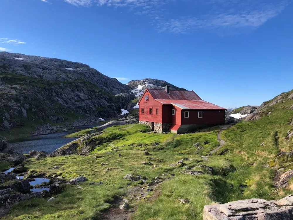 Fra Lid til Høgabu i Bergsdalen.