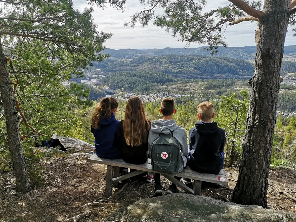 OPPTUR i Skien, onsdag 4. mai 2022. Tur til Fantekjerringkollen.