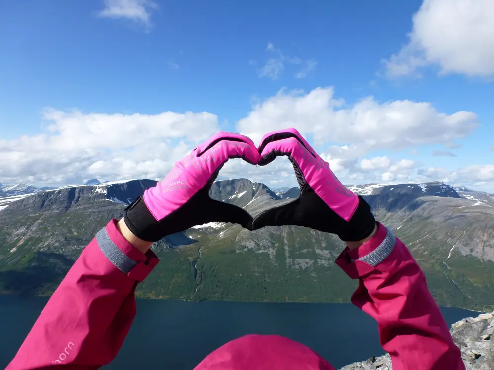 Toppturer i Midt-Norge. Gjevillvasskamban sett fra Okla i Trollheimen.