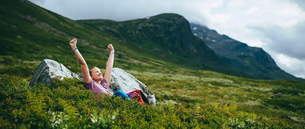 Mari Stephansen på Vinjerock. 