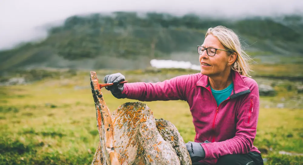 Siste uken av NRKs sommersending i 2018 gikk gjennom Indre Troms via både Sverige og Finland. Her på vei mot Gappohytta.