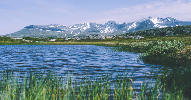 Sylmassivet i Sylan badet i sol andre gangen Tove gikk turen Norge på tvers.