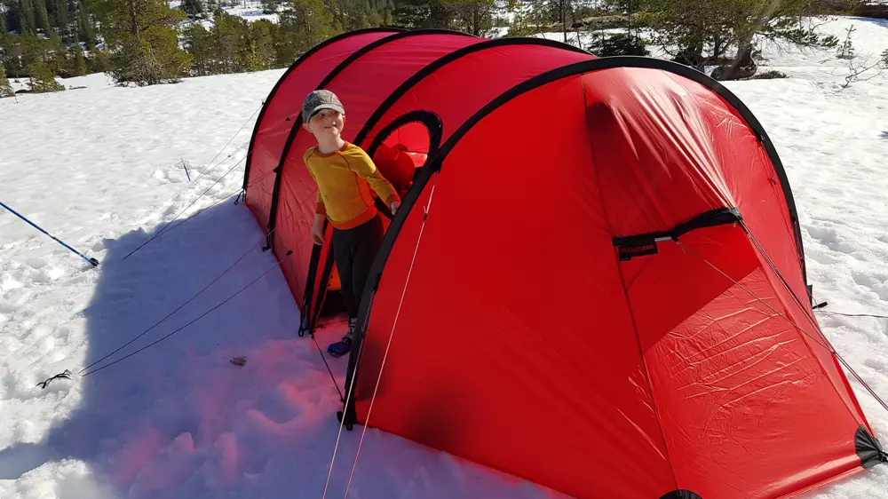 Barnas Turlag Byåsen på orrhaneleik i Bymarka i Trondheim