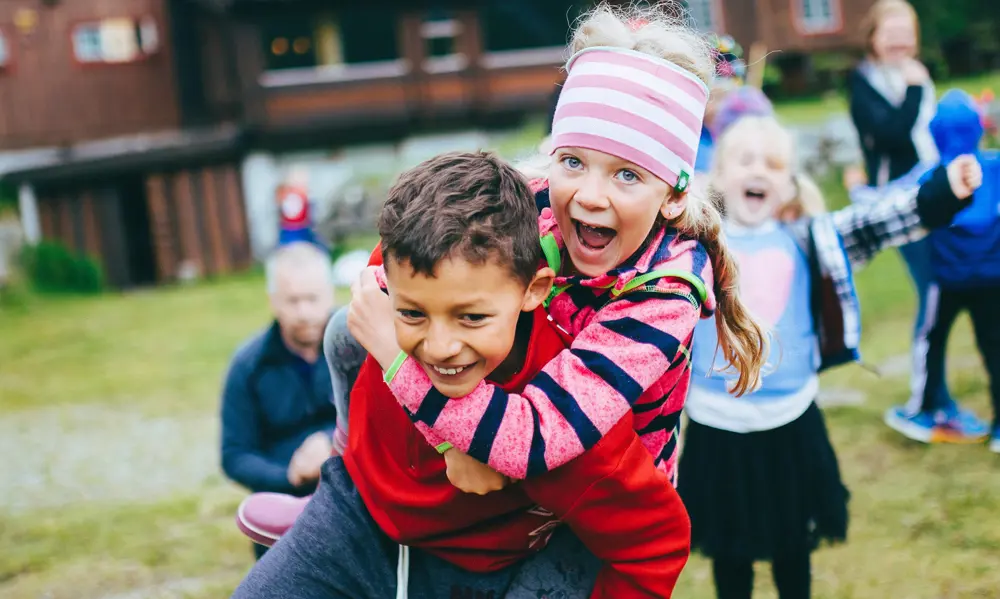 Barnas turlag med familicamp på Sota sæter i Juli 2015. 