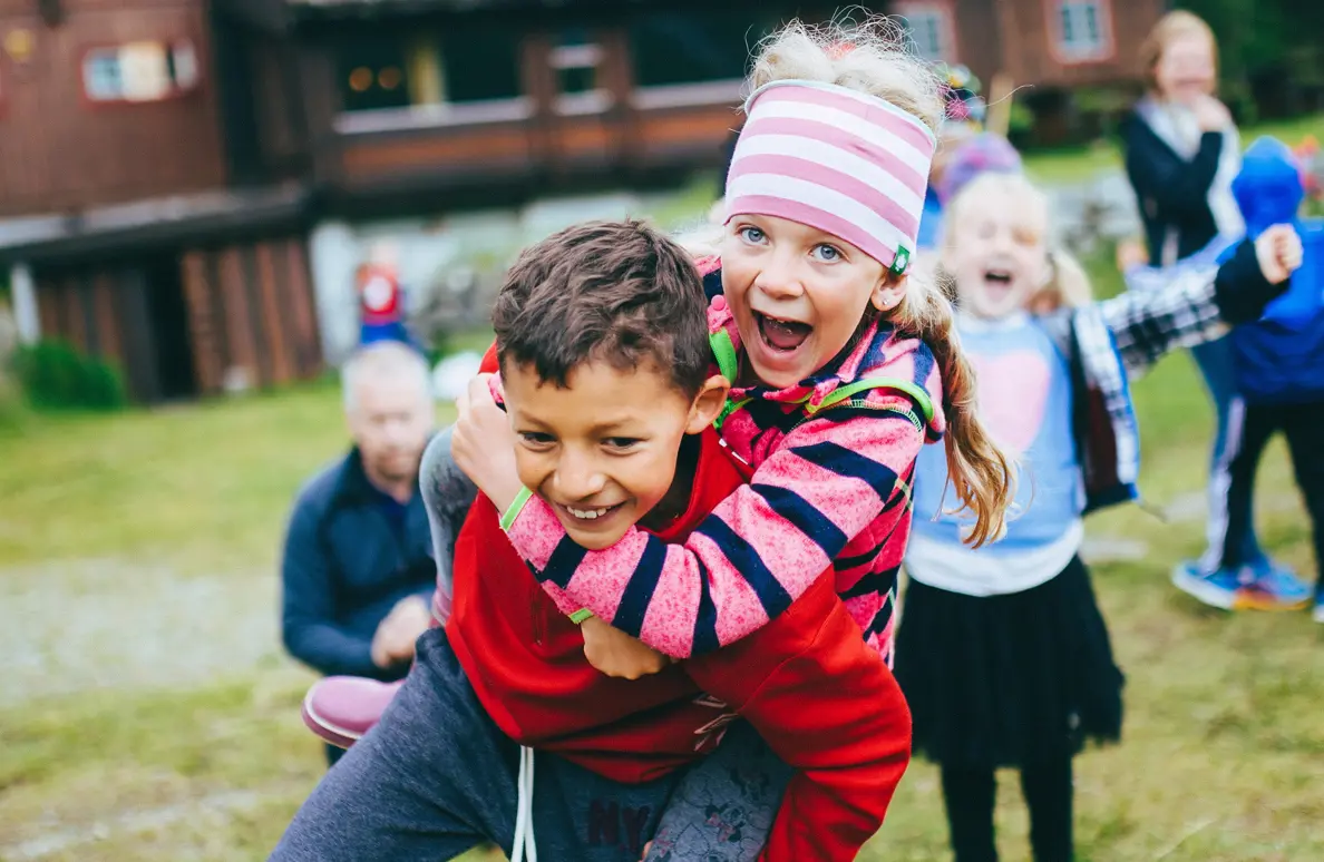 Barnas turlag med familicamp på Sota sæter i Juli 2015. 