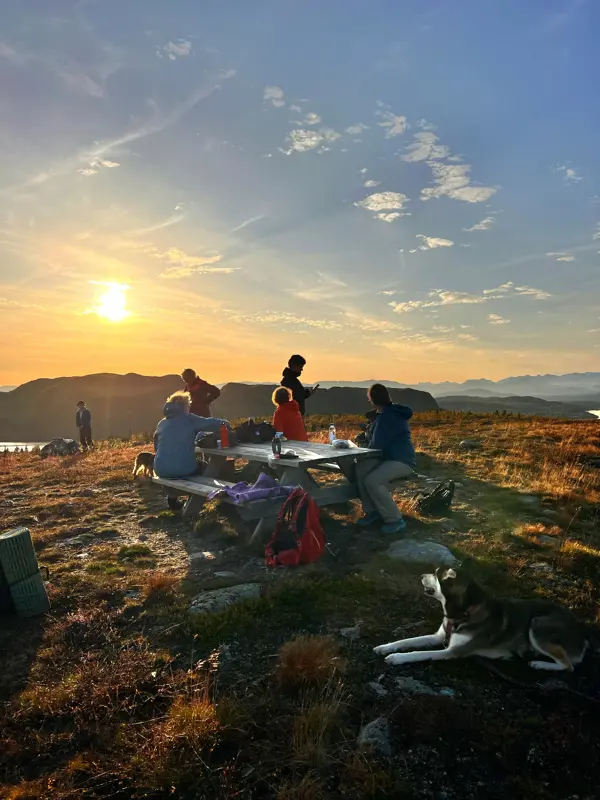 Tur på Kjølafjellet ved Vangsjøen