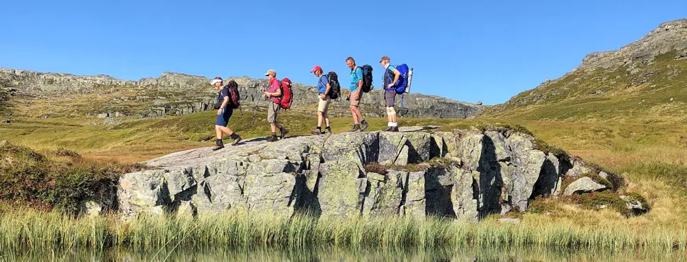 Fellestur til Melands Grønahei, Fjellsenden og ned via Ritlandstjødna.