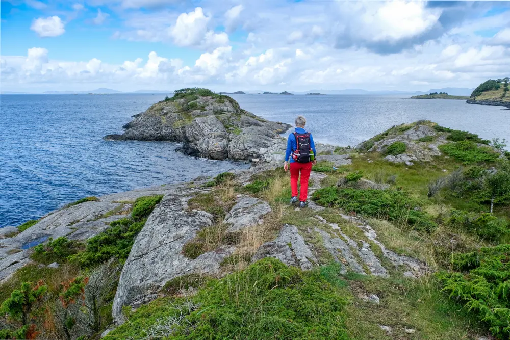 Kysttur langs Finnøy i Ryfylke.