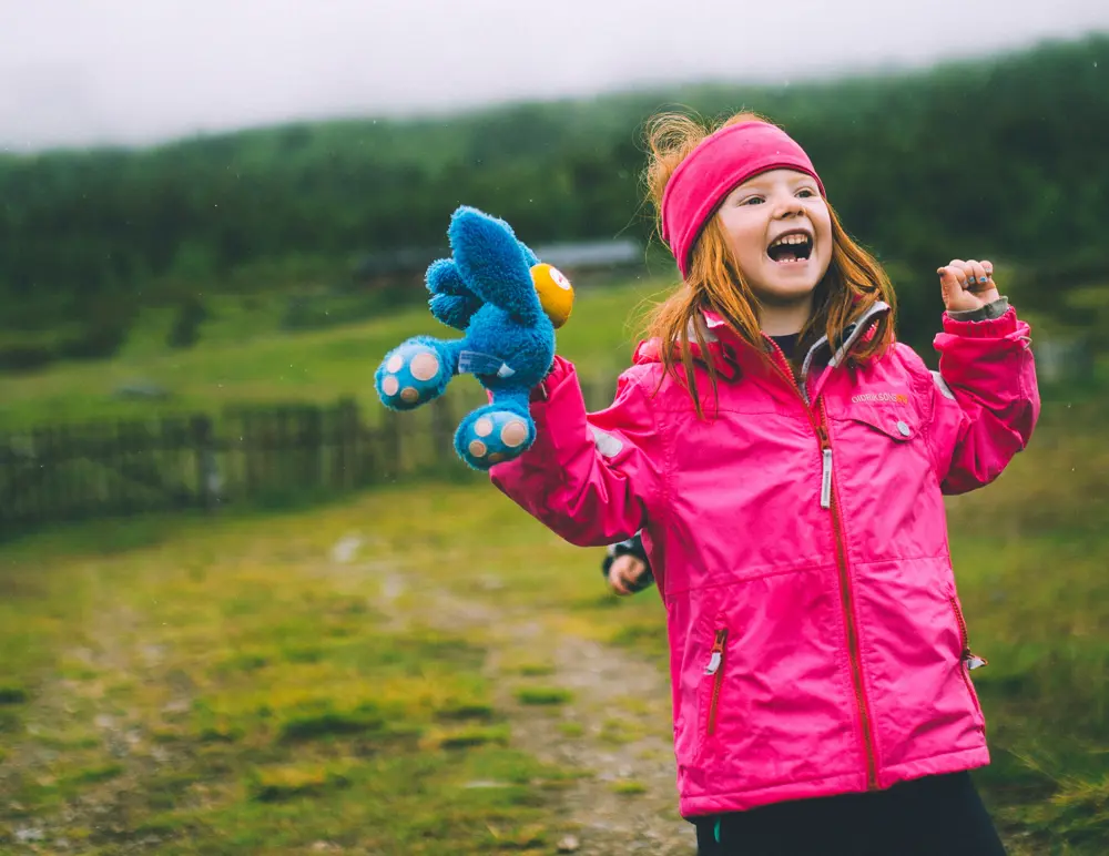 Barnas turlag med familicamp på Sota sæter i Juli 2015. 