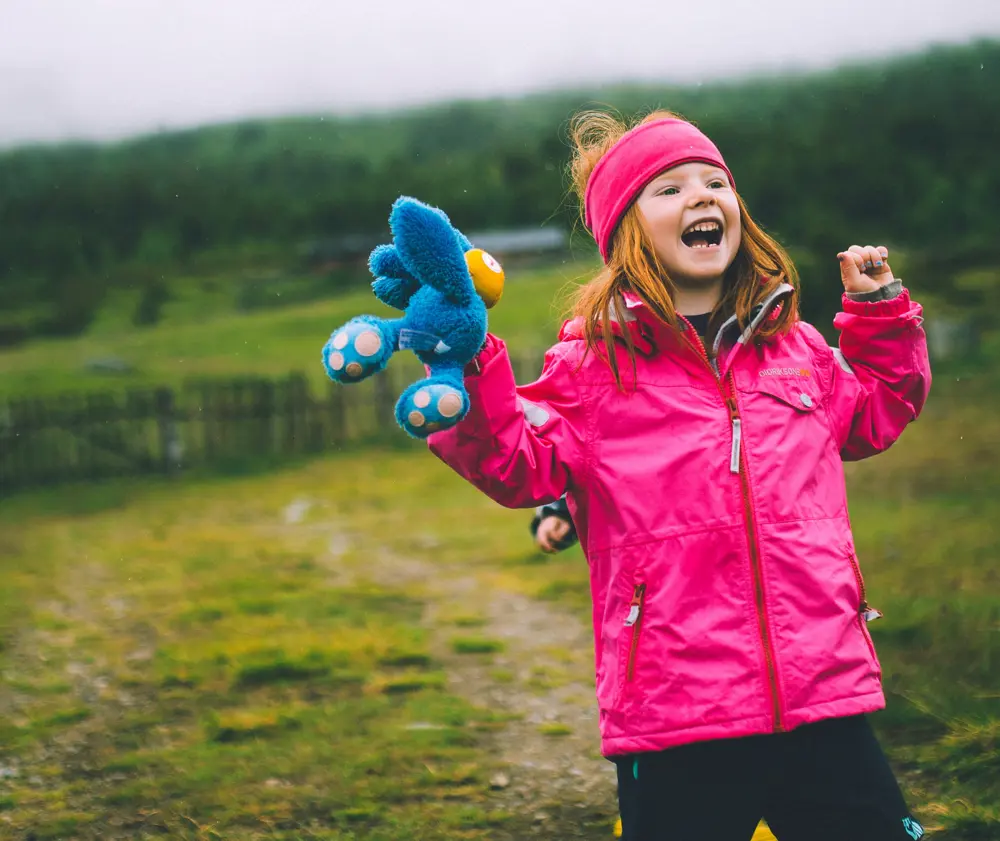 Barnas turlag med familicamp på Sota sæter i Juli 2015. 