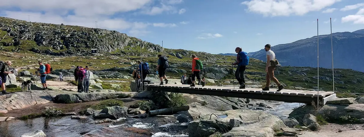 Overnattingstur til Trolltunga med Sauda Turlag og Trolltunga Adventures august 2022