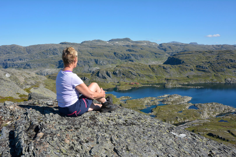 Utsikt fra Kjelkanuten