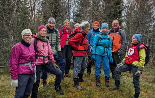 Seniortur frå Raugstad til Kvålsåsen