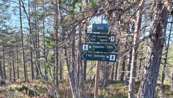 Skilt Pråmvika