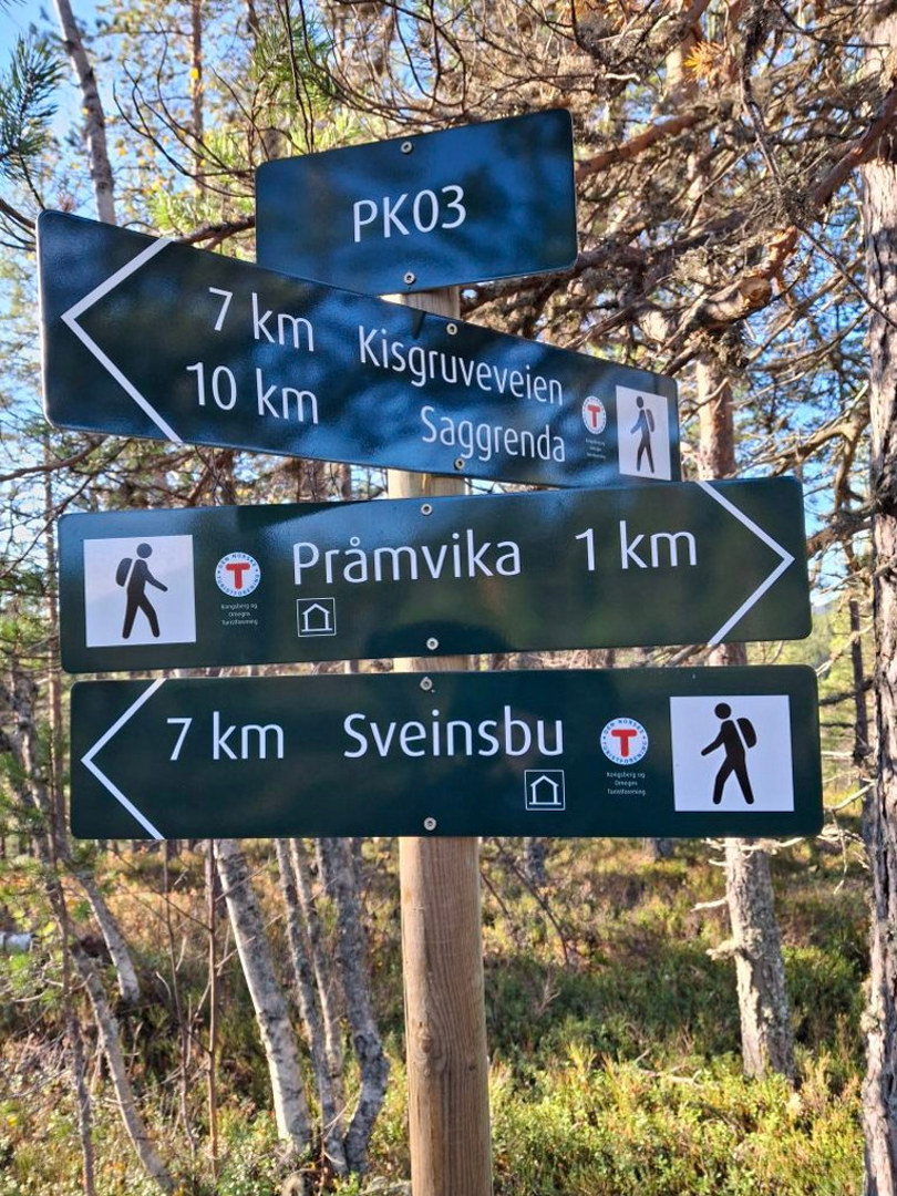 Skilt Pråmvika