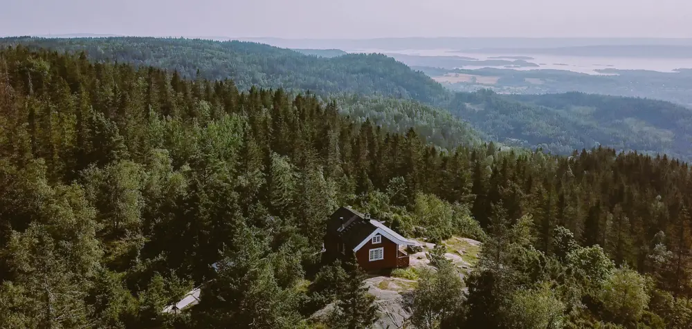 Hovdehytta i Vestmarka