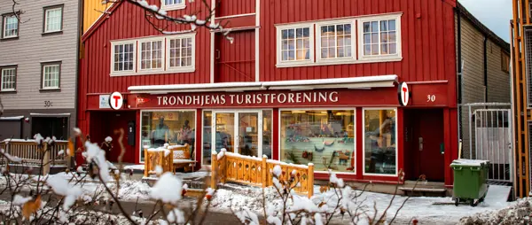 Tursenteret i Trondheim, vinter 2023.