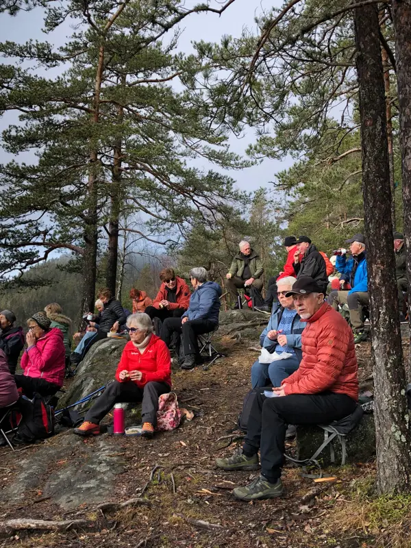 Lavterskelgruppa i Skien Turlag på Tinnskollen på Gulset