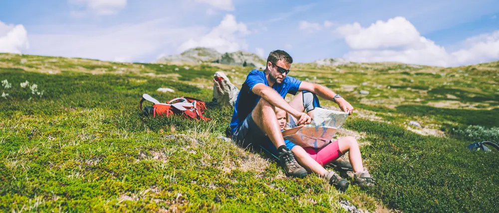 Åpningsuken av Monsen minutt for minutt gikk gjennom Hardangervidda i strålende vær. Bildet er fra etappen mellom Stigstuv og Rauhelleren. 