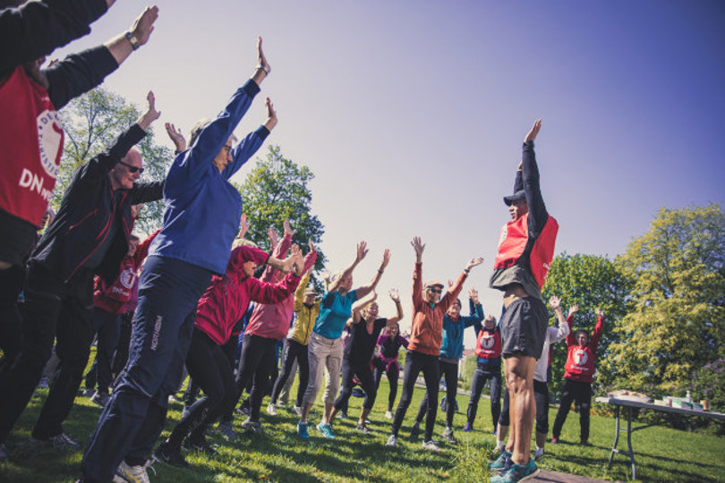 22. mai 2019 var treningsprofilen Yngvar Andersen med på Friluftstrimmen i Tøyenparken.