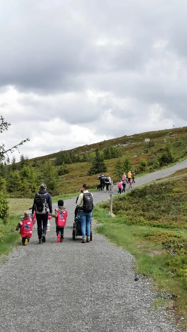 Mesnali Turboklubb på tur til Brannhytta