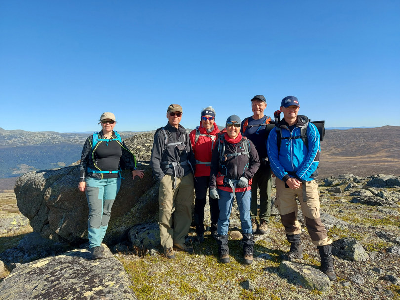 Dagstur fra Verket ved Espedalen fjellstue, Fredriksæterfjellet og Tunehornet.