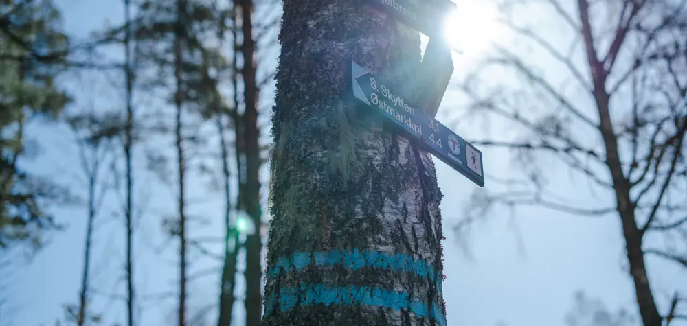 Befaring på Sandbakken Sportsstue. Her skal nasjonalparken i Østmarka åpnes 25.mai 2024