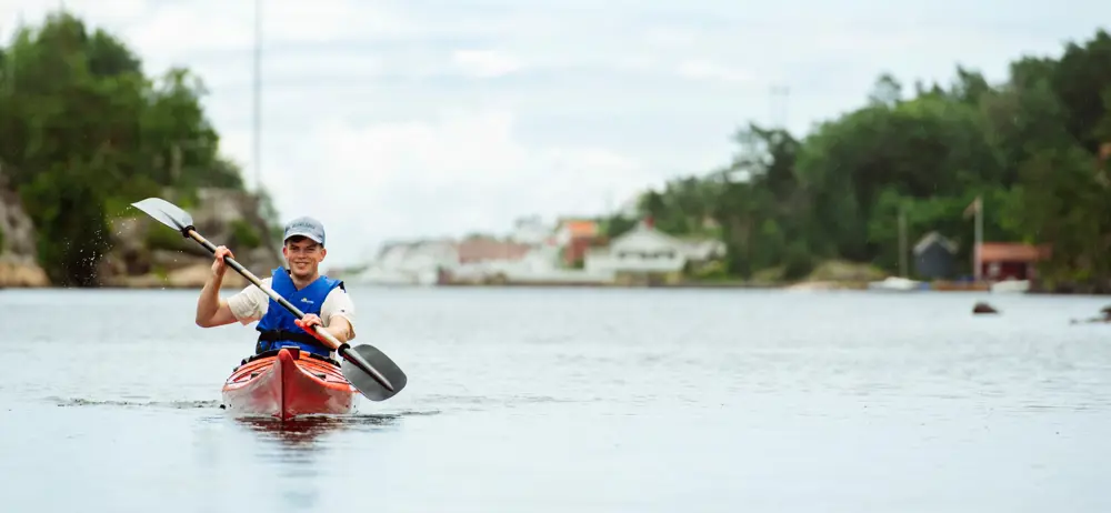 Padling i Tvedestrands skjærgård, 2024.