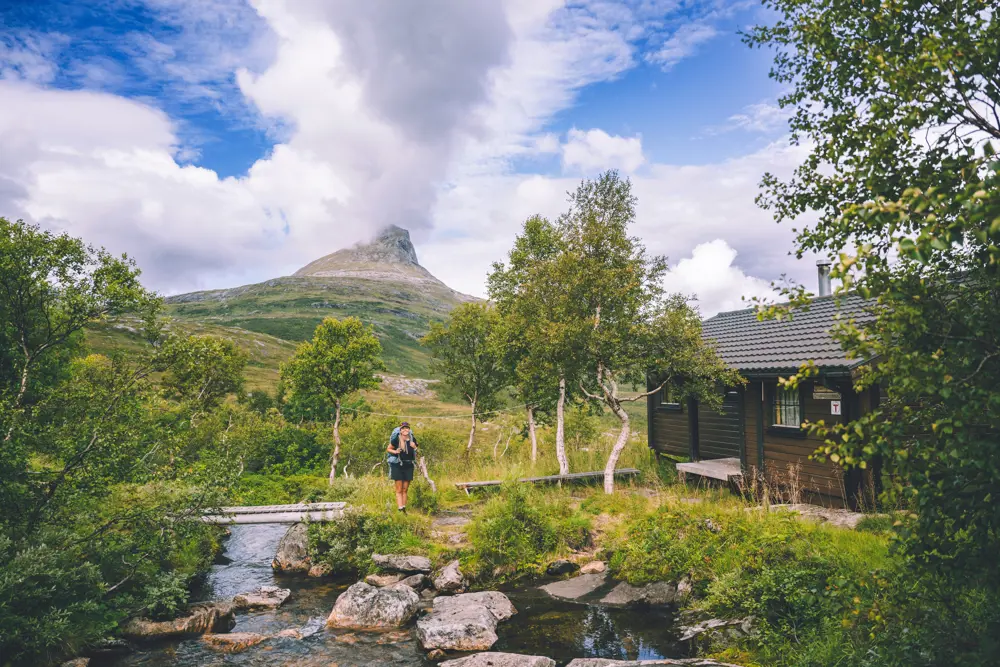 Bilder tatt ved Lurfjellhytta på Saltfjellet