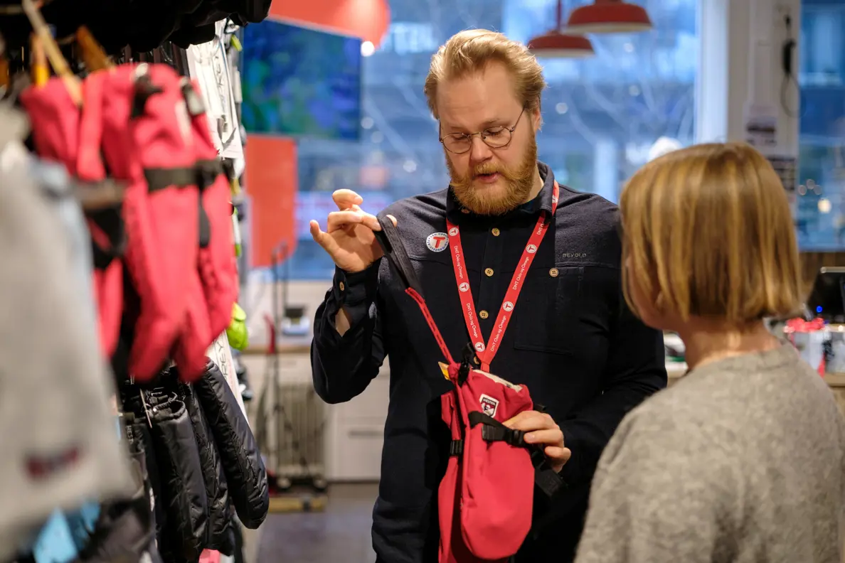 Bilde fra Tursenteret i Storgata 3, DNT Oslo og Omegn.