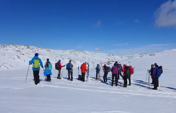 Fjellskitur 30 mars 2025 opp til Vikafjellet, Voss.