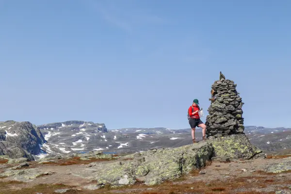 Tur til Vesle Nup. Haukelitopp10, sommerens sprekeste konkurranse.