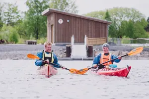 Kajakkpadling rundt Oslofjorden, fra Sørenga.