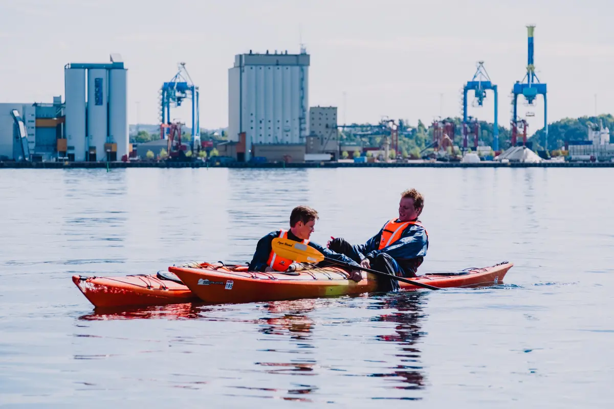 Padling rundt Oslofjorden, fra Sørenga