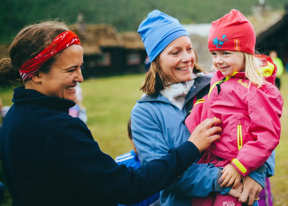 Barnas turlag med familicamp på Sota sæter i Juli 2015. 