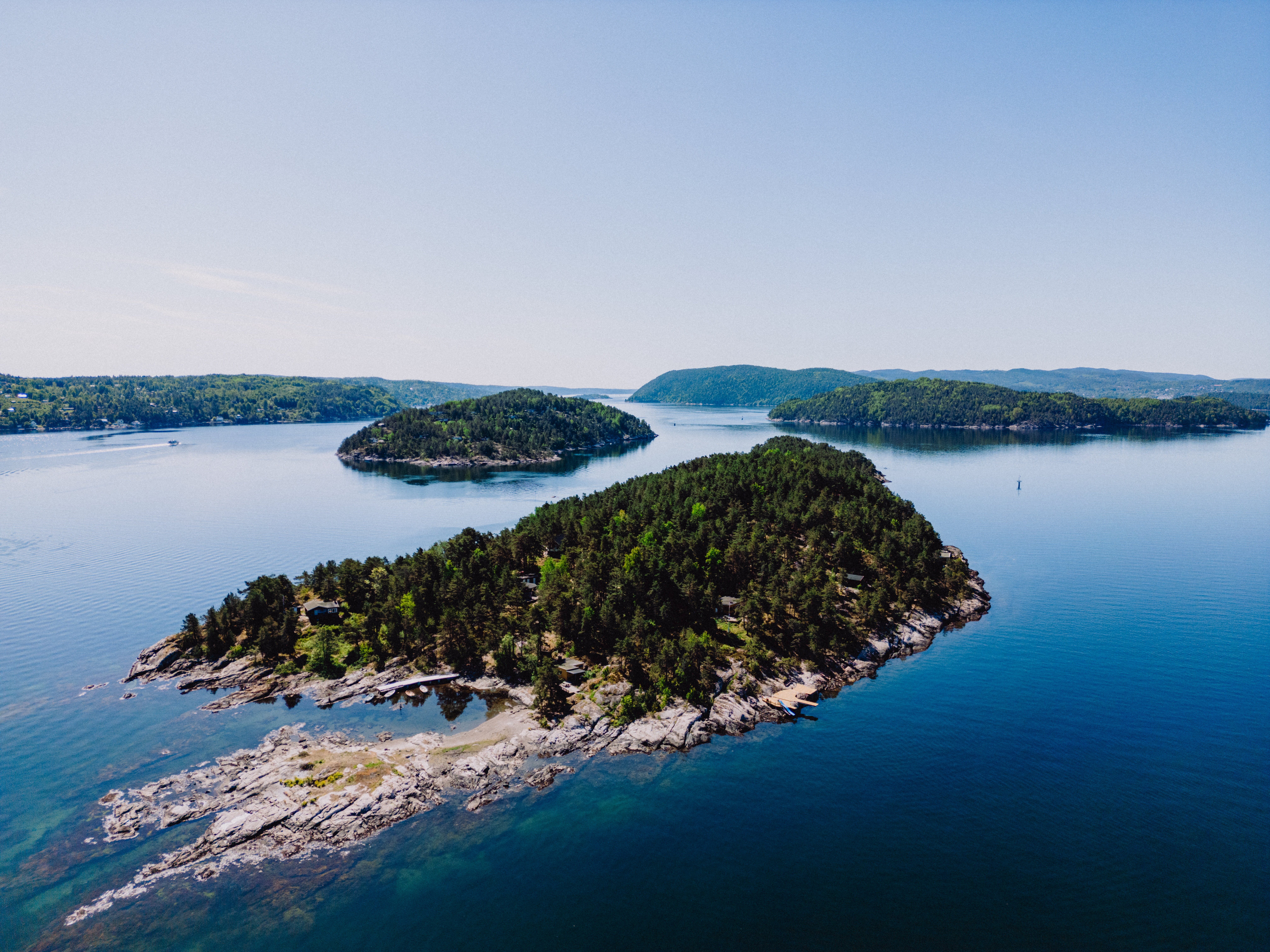 øy i fjorden